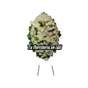 Ramo fúnebre blanco #15