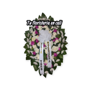 Ramo fúnebre en trípode #06