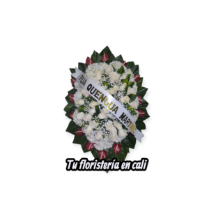 Ramo fúnebre blanco #14