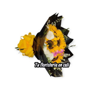 Bouquet en girasoles 06