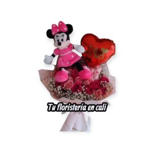 Bouquet grande en rosas fuscias #16