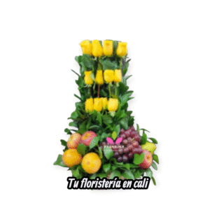 Arreglo frutero tropical