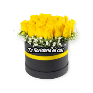 Ramo redondo rosas amarillas