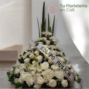 Abanico en rosas y hortensias 06