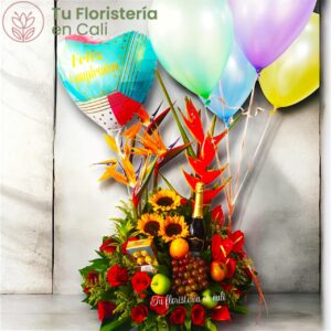 Arreglo frutero y chocolates 11